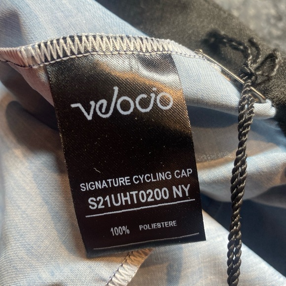 Velocio Ultralight Rain Cycling Cap Hat Navy New NWT - Picture 8 of 9